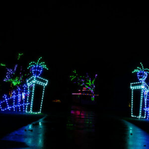 12' Graveyard Scene Halloween Light Display