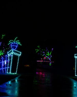 12' Graveyard Scene Halloween Light Display