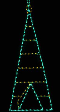 12' Tepee Holiday Light Display