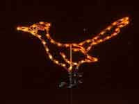 4' Roadrunner Holiday Light Display