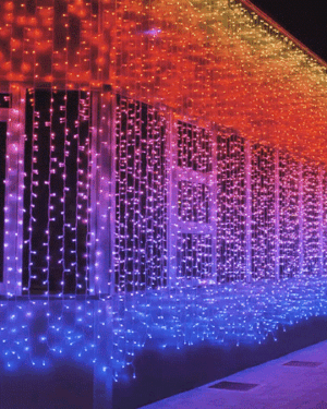 TWINKLY PRO® RGB CURTAIN LIGHTS - 10 DROP