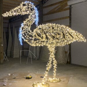 3D CRANE CUSTOM HOLIDAY LIGHT DISPLAY