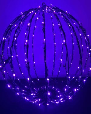 Purple LED Light Sphere