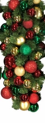 16" TRADITIONAL BULLPINE TWO TONE GARLAND