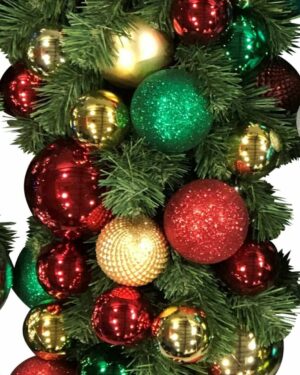 16" TRADITIONAL BULLPINE TWO TONE GARLAND