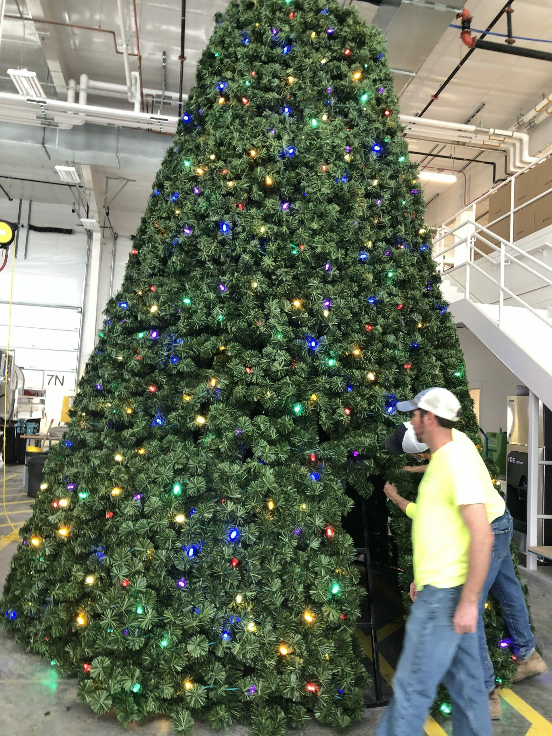 Christmas Panel Tree