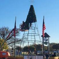 14' Christmas Panel Tree