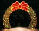 3D Walkthrough Wreath Arch Holiday Light Display