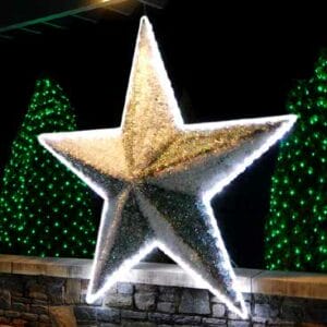 7' 2D BF Nautical Star Holiday Lighting Display