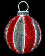 30" 3D Classic Ornament Holiday Light Display