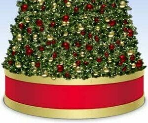 4' Drum Style Panel Tree Riser Ring