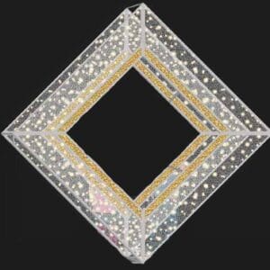 8' Adaptable Photo Frame Holiday Light Display