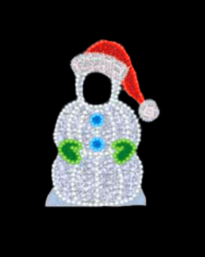 Snowbaby Child-size Look Through Photo Ops Holiday Light Display