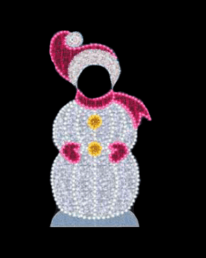 Snowmommy Child-size Look Through Photo Ops Holiday Light Display
