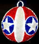 30" Hero Ornament Holiday Light Display