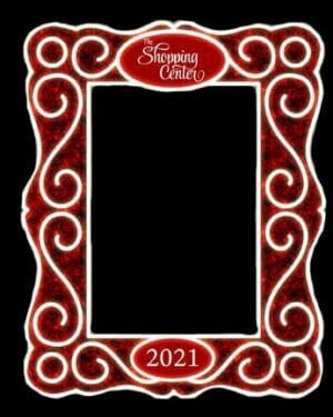 Victor Photo Frames Holiday Light Display