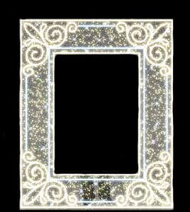 Henri Nouveau Photo Frames Holiday Light Display