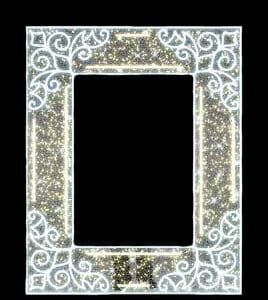 Creative Displays Henri Nouveau Photo Frames Holiday Light Display