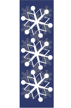 SNOWFLAKE SERENADE STREET BANNER - Image 2