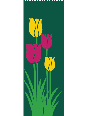 Tulip Time In Spring Street Banner 02350