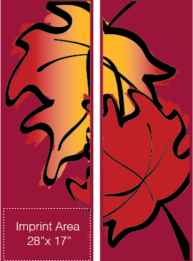 Double Fall Maples Street Banner Set 05322