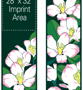 Bright Double Blossoms Street Banner Set