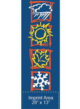 Four Festive Seasons Street Banner 08307_30x94