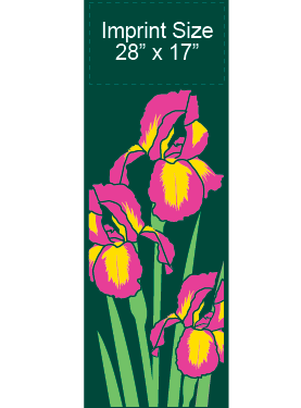 Iris In Fields Street Banner 08314_30x94