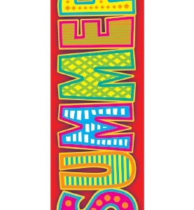 Graphic Summer Street Banner