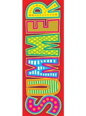 Graphic Summer Street Banner