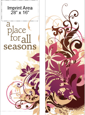 Place For All Seasons Street Banner Set 09933_30x94