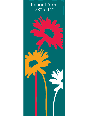 Painted Daisies Trio Street Banner 10308