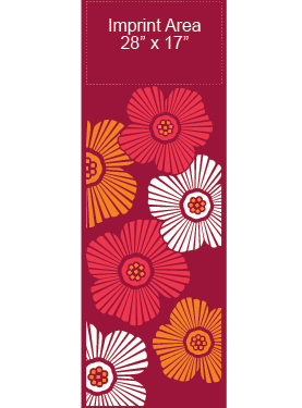 Fancy Flower Array Street Banner 10309_30x94