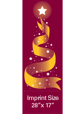 Gold Seasons Ribbon Street Banner 11215
