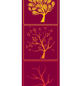 Thinning November Leaves Street Banner 11321