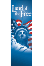 Star Spangled Free Liberty Street Banner 11932