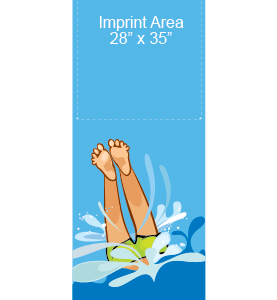 Water Splash Street Banner 11935