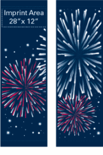 July Fireworks Street Banner Set 12205