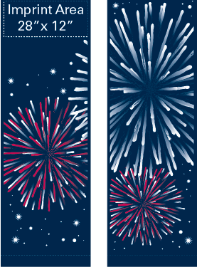 July Fireworks Street Banner Set 12205