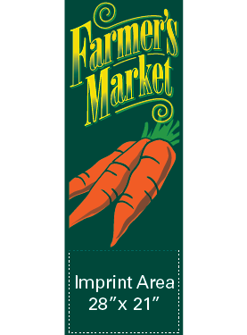 Carrots In Farmers Market Street Banner