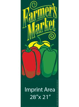 Peppers In Farmers Market Street Banner