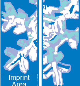 Double Blue Wonder Snow Street Banner Set 12324