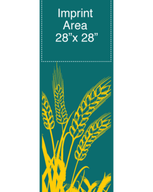 October Wheat Blowing In Wind Street Banner 14124