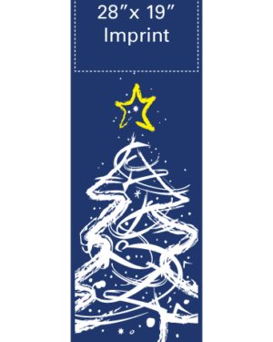 Blustery White Tree Street Banner 14218