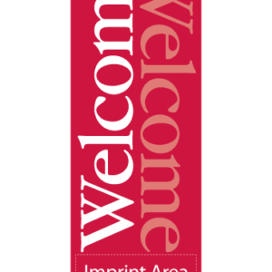 Welcome In Red Street Banner 15101