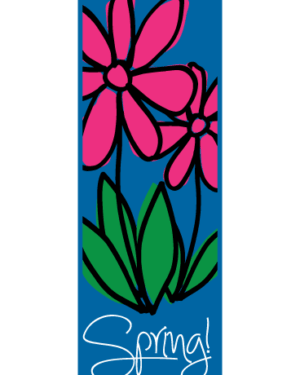Bright Spring Daisy Street Banner 15304