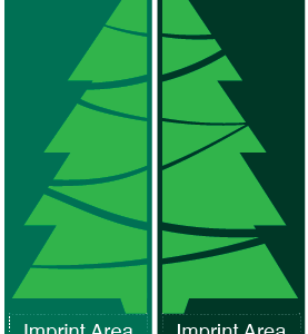 Modern Evergreen Tree Street Banner Set 16119