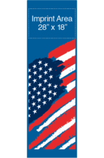 Artsy Freedom Flag Street Banner 16301
