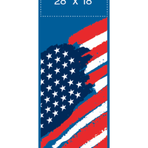 Artsy Freedom Flag Street Banner 16301