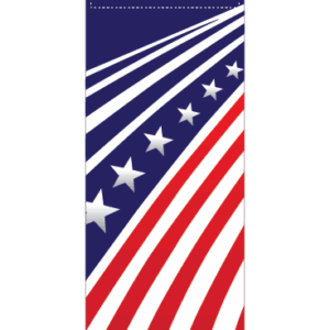 Swooping Stars And Stripes Blue Street Banner 16932